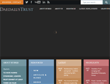 Tablet Screenshot of daedalustrust.com